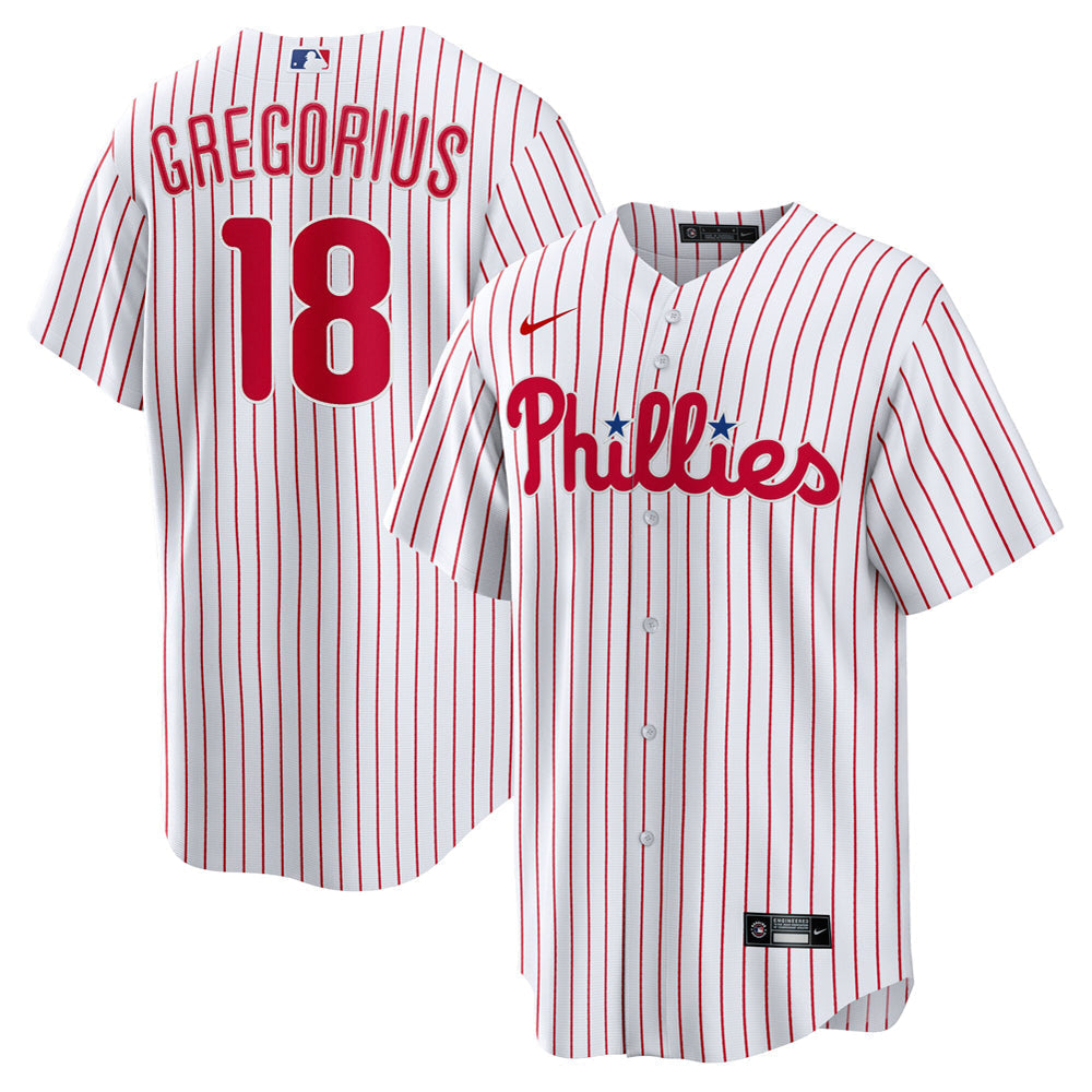 Men's Philadelphia Phillies Didi Gregorius Home Player Name Jersey - White